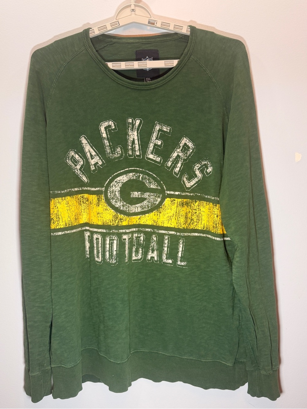 NFL Green and Yellow Packers Crewneck Sweatshirt